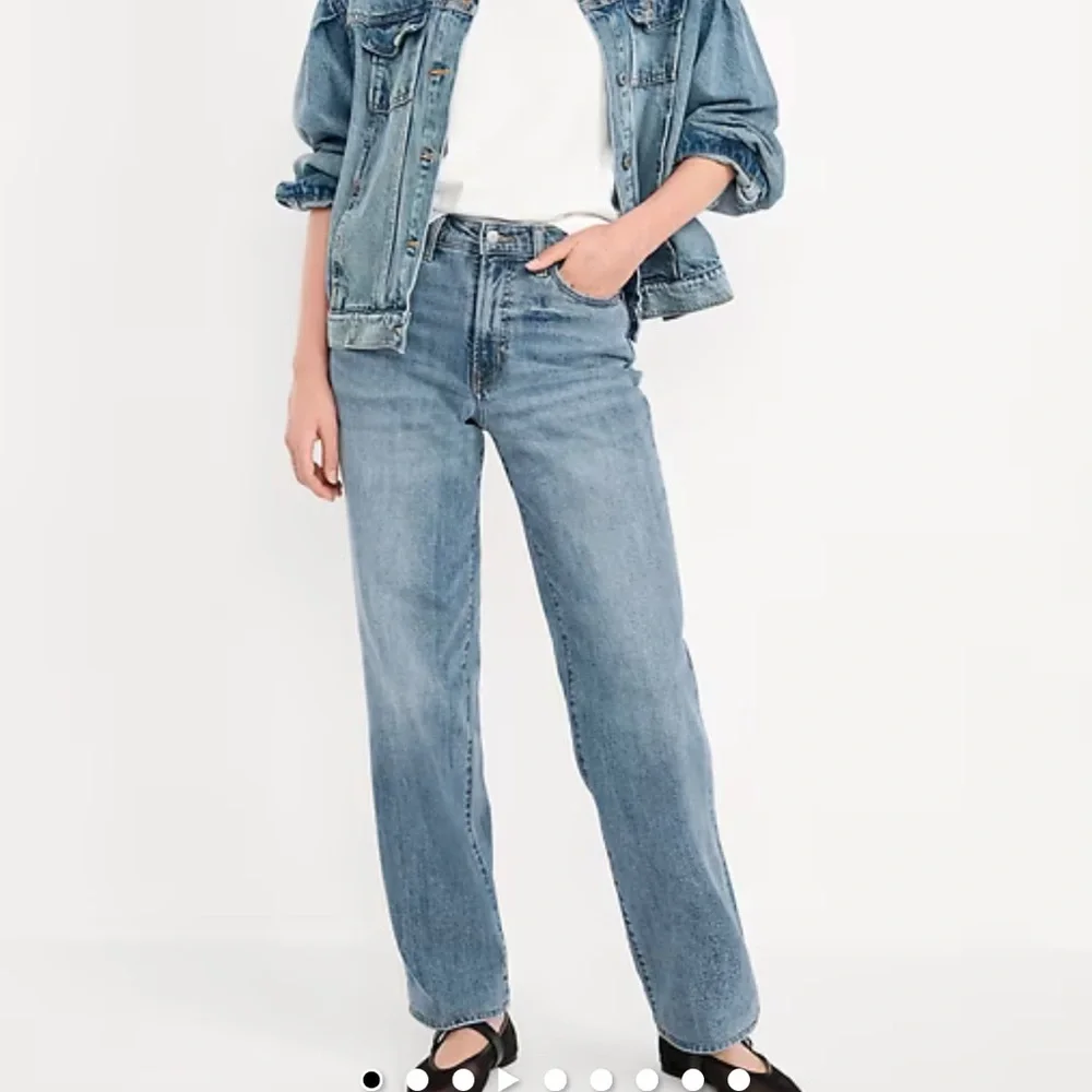 *NWT* Old Navy High-Rise OG Loose Jeans Medium Wash Size 16R - Picture 1 of 6